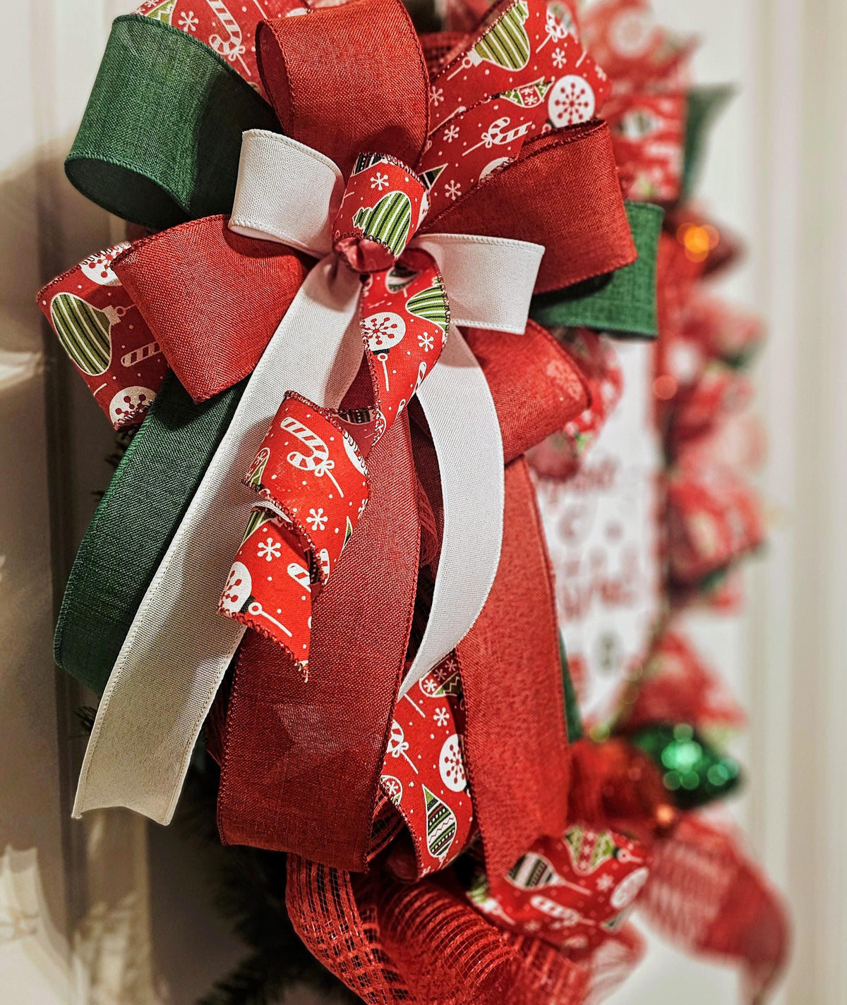 Believe in the Magic of Christmas Wreath | Holiday Door Decor
