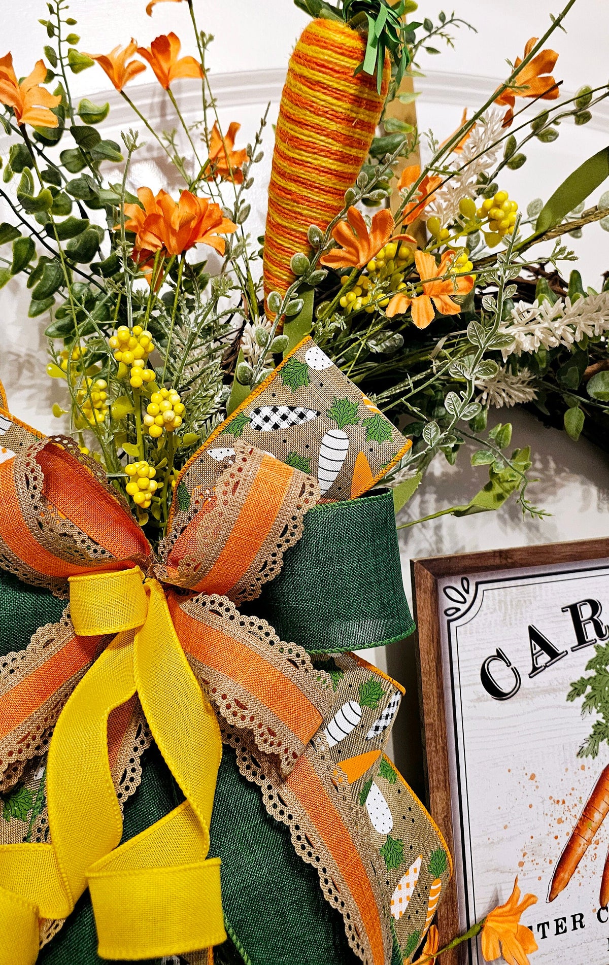 Carrots Grapevine Wreath