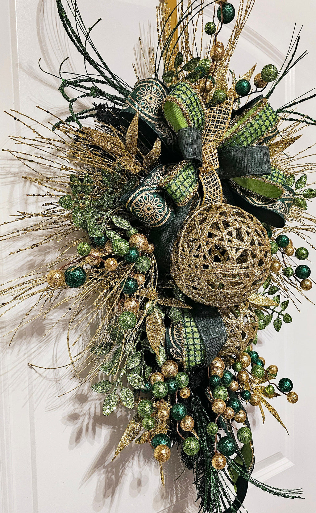 Mardi Gras Door Decor
