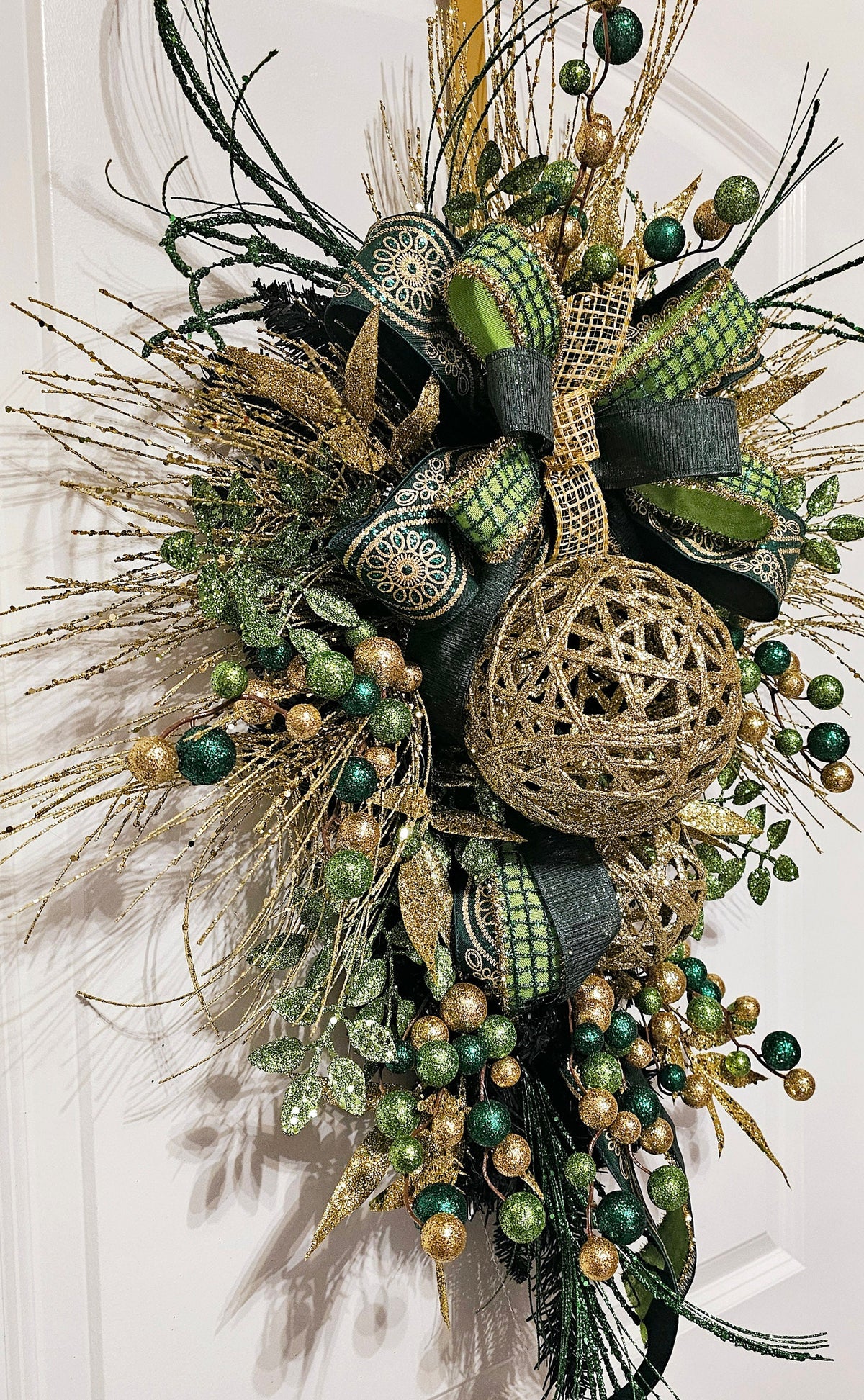 Mardi Gras Door Decor