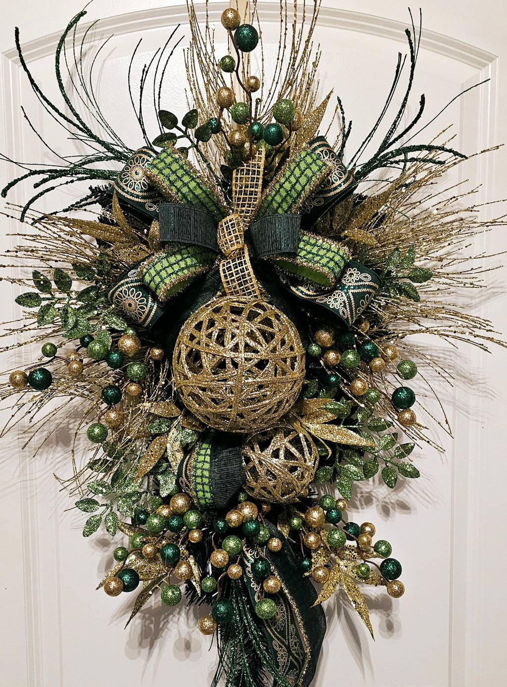 Mardi Gras Door Decor