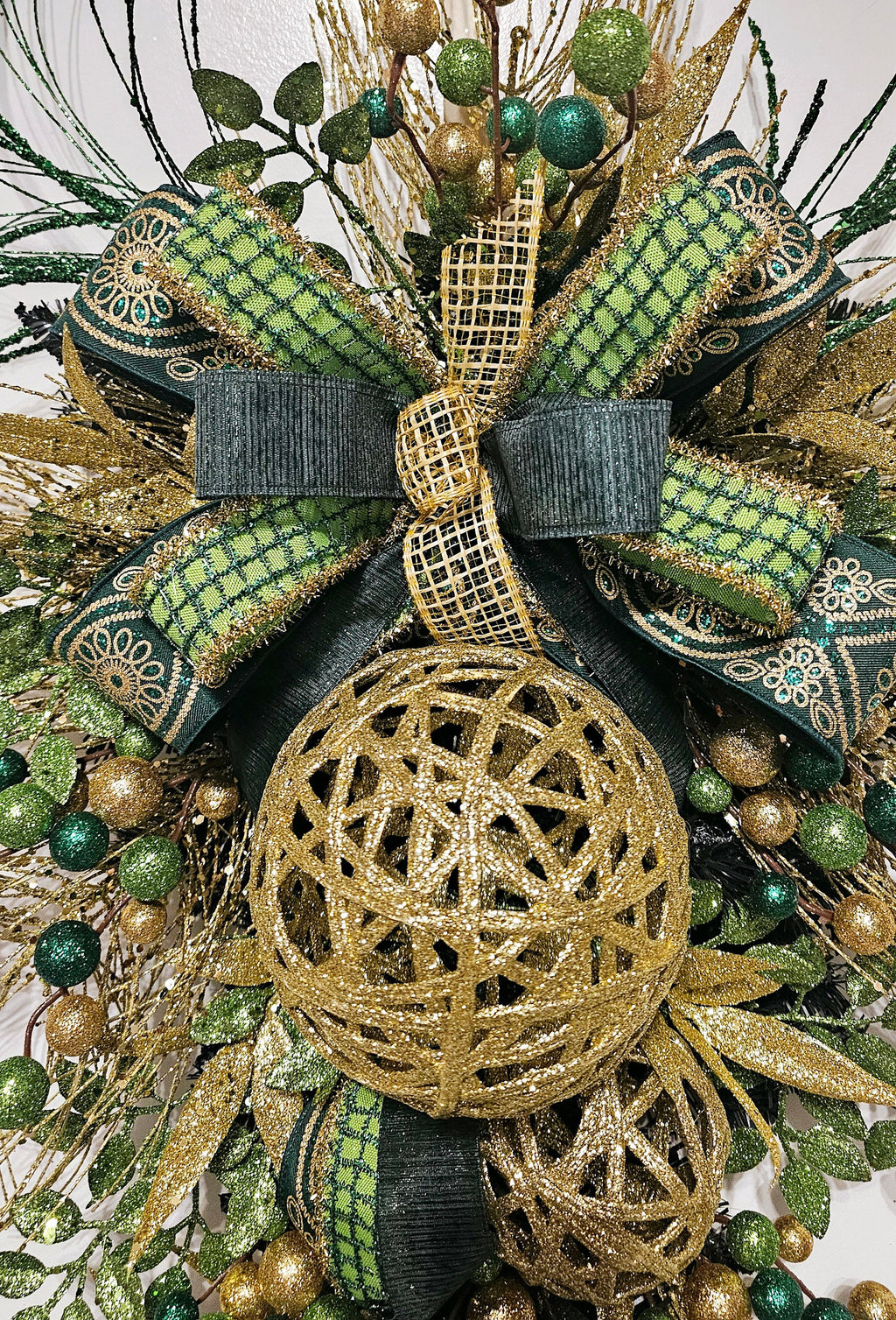 Mardi Gras Door Decor