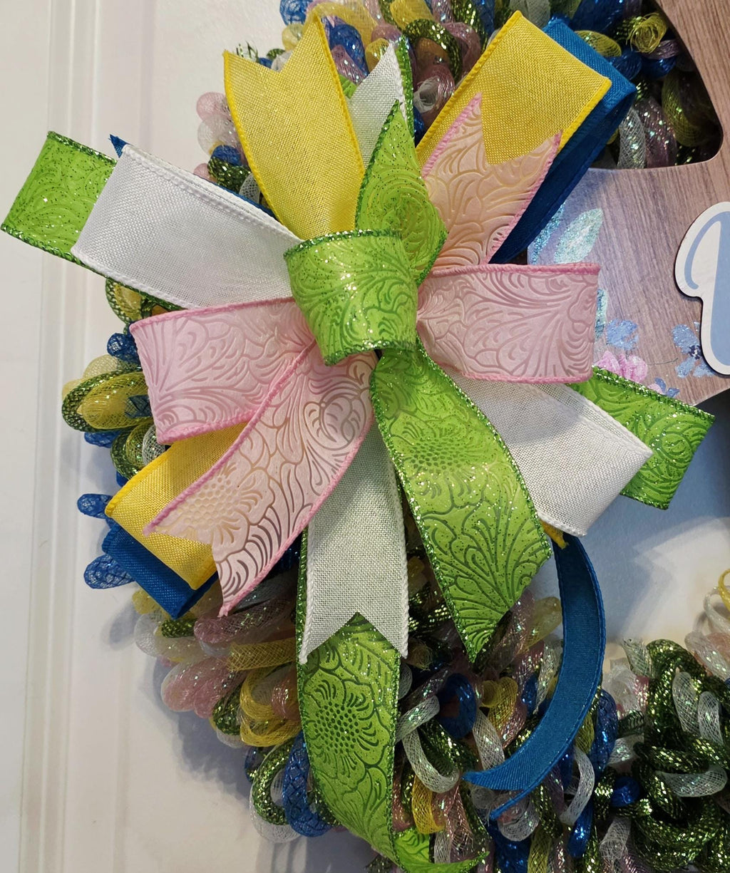 He Is Risen Cross Wreath, Easter Spring Door Decor, Religious Christian Wreath